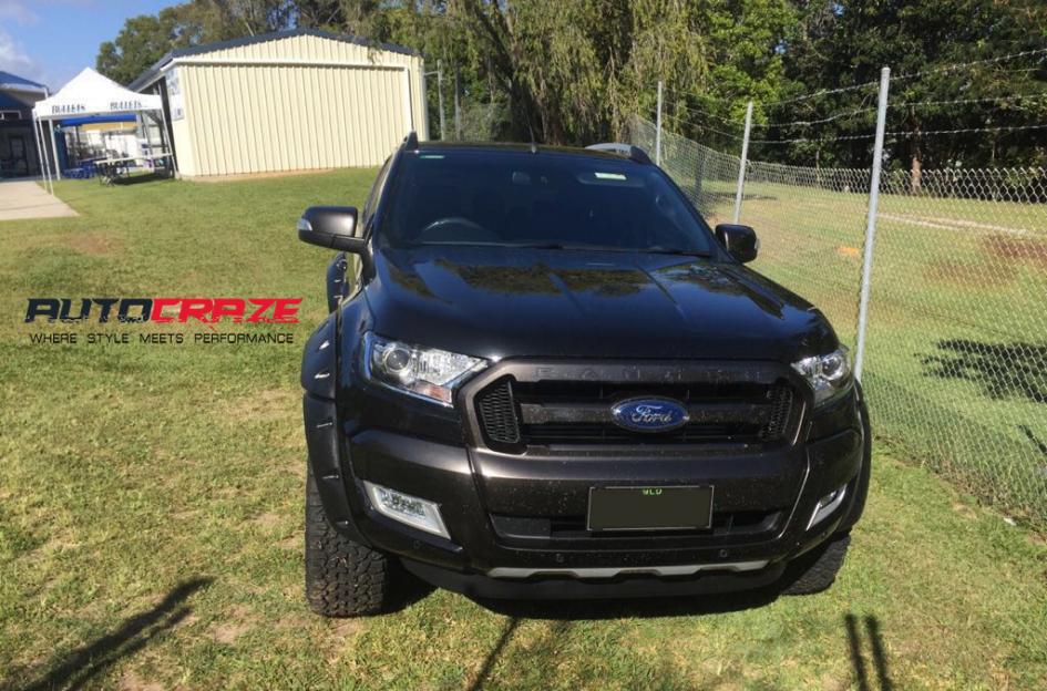 FORD RANGER ASSAULT GLOSS BLACK MILLED ACCENTS 5